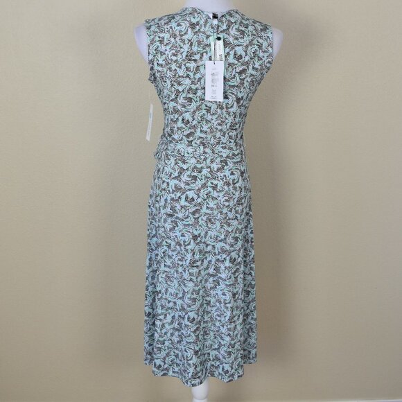 Leota Finnley Faux Wrap Bird Crane Dress S NEW - Picture 5 of 8